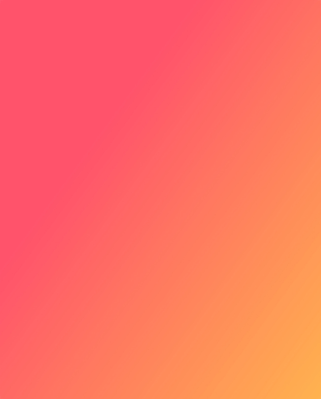 Text vor einem Hintergrund mit pink-orangem Farbverlauf.  