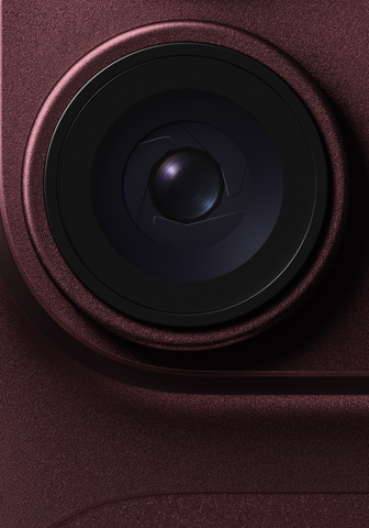 Pagrindinės kameros objektyvas su kintama diafragma Burgundijos spalvos „iPhone 18 Pro“