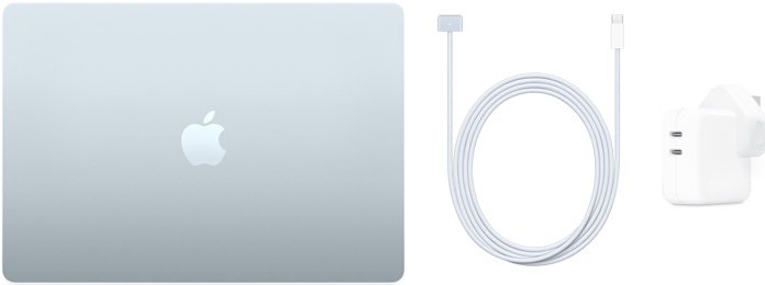 15-inch MacBook Air, USB-C to MagSafe 3 Cable and 40W Dual USB-C Port Dynamic Power Adapter