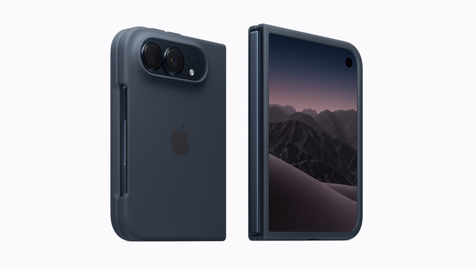 iPhone Duo-coveret i marineblå.