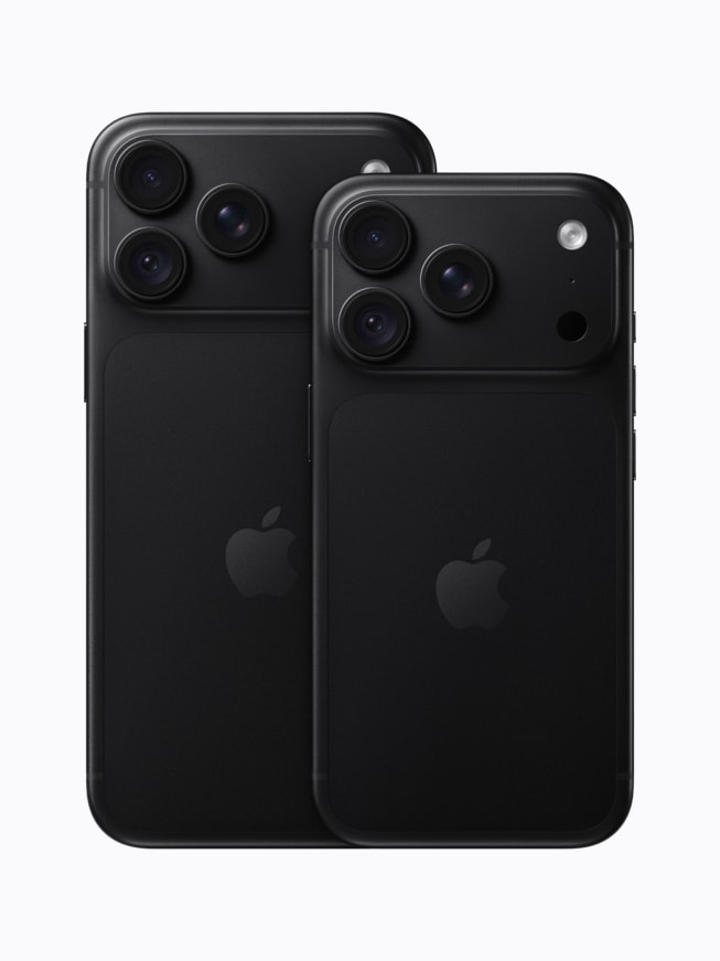 iPhone 18 Pro i sort.