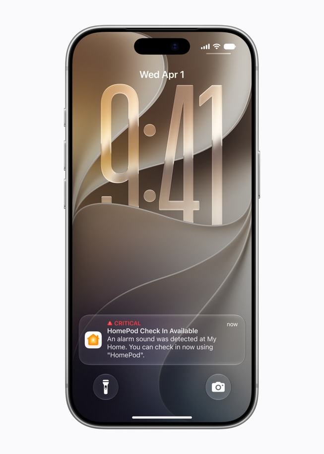 iPhone 18 Pro displays a Sound Recognition notification.
