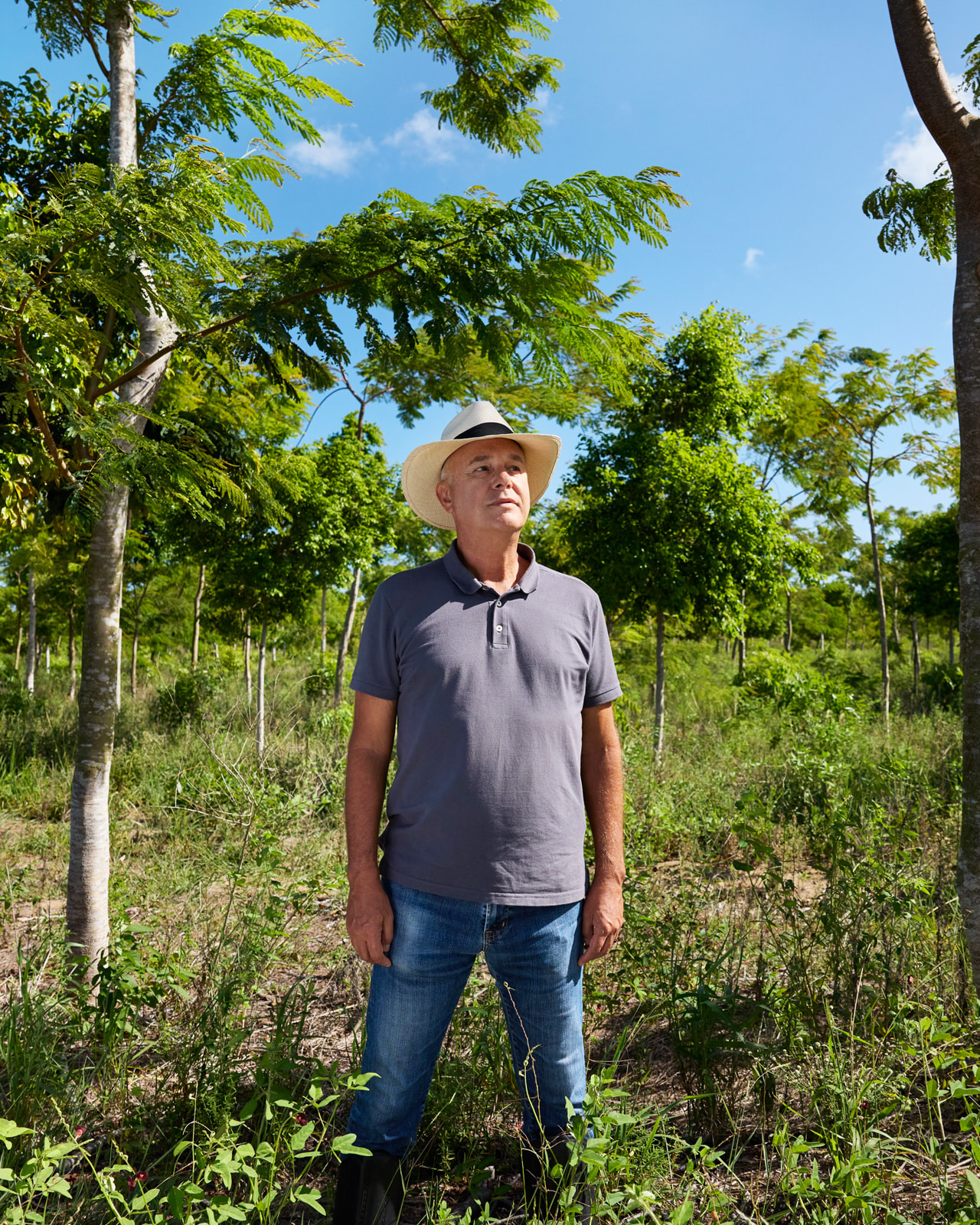 Bruno Mariani im Atlantischen Regenwald.