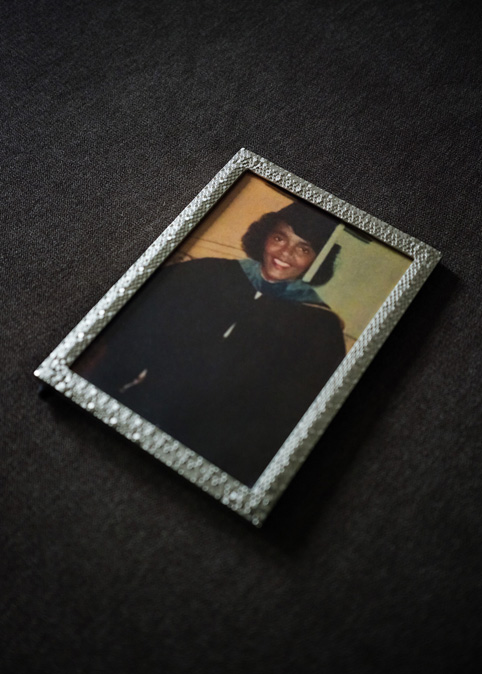Framed photo of Rhys Richard’s great-grandmother.