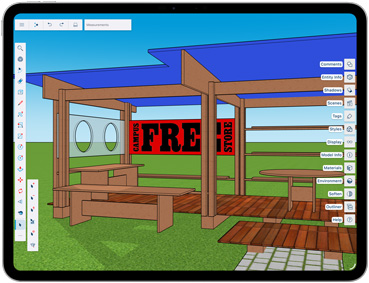 App SketchUp apresentada no iPad Pro