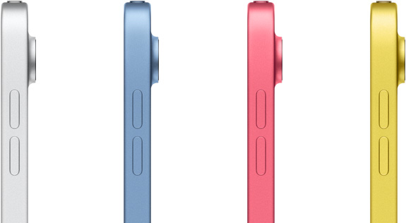 iPad in four different colours